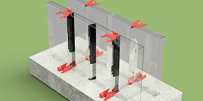 中段用をはめ込んでいる